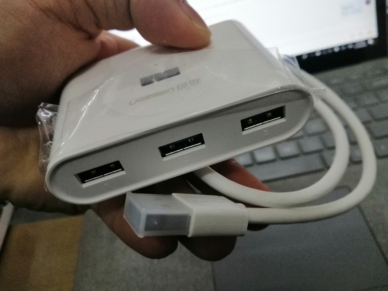Cáp chuyển đổi Hub USB Ugreen 30202 4 Cổng USB 3.0 Chính Hãng - Ảnh 7