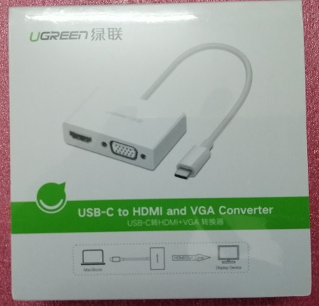 Cáp Chuyển Đổi Ugreen USB Type-C Sang VGA HDMI Chính Hãng - Ảnh 2