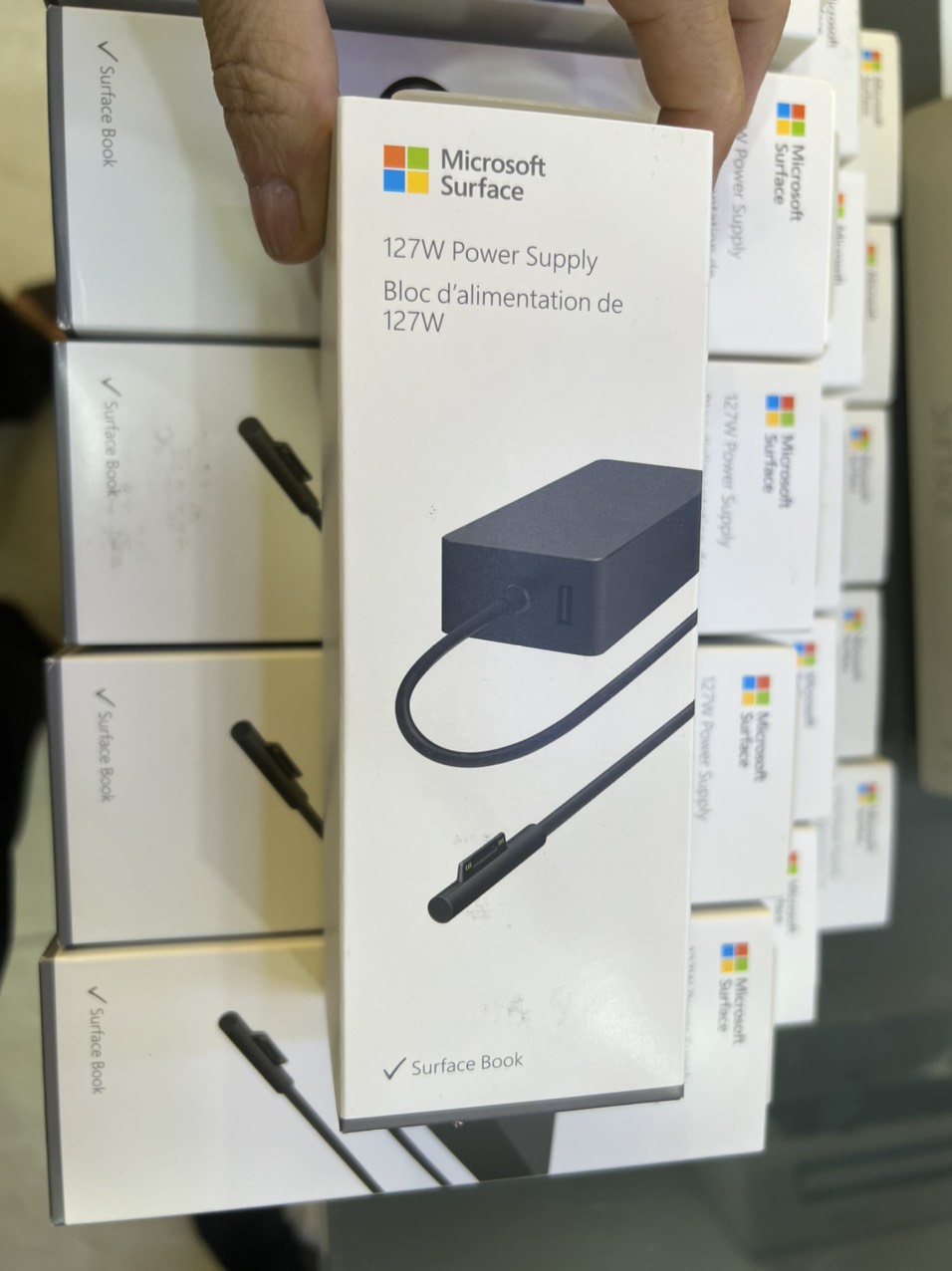 Sạc surface book 2, book 3 loại 127W mới chính hãng
