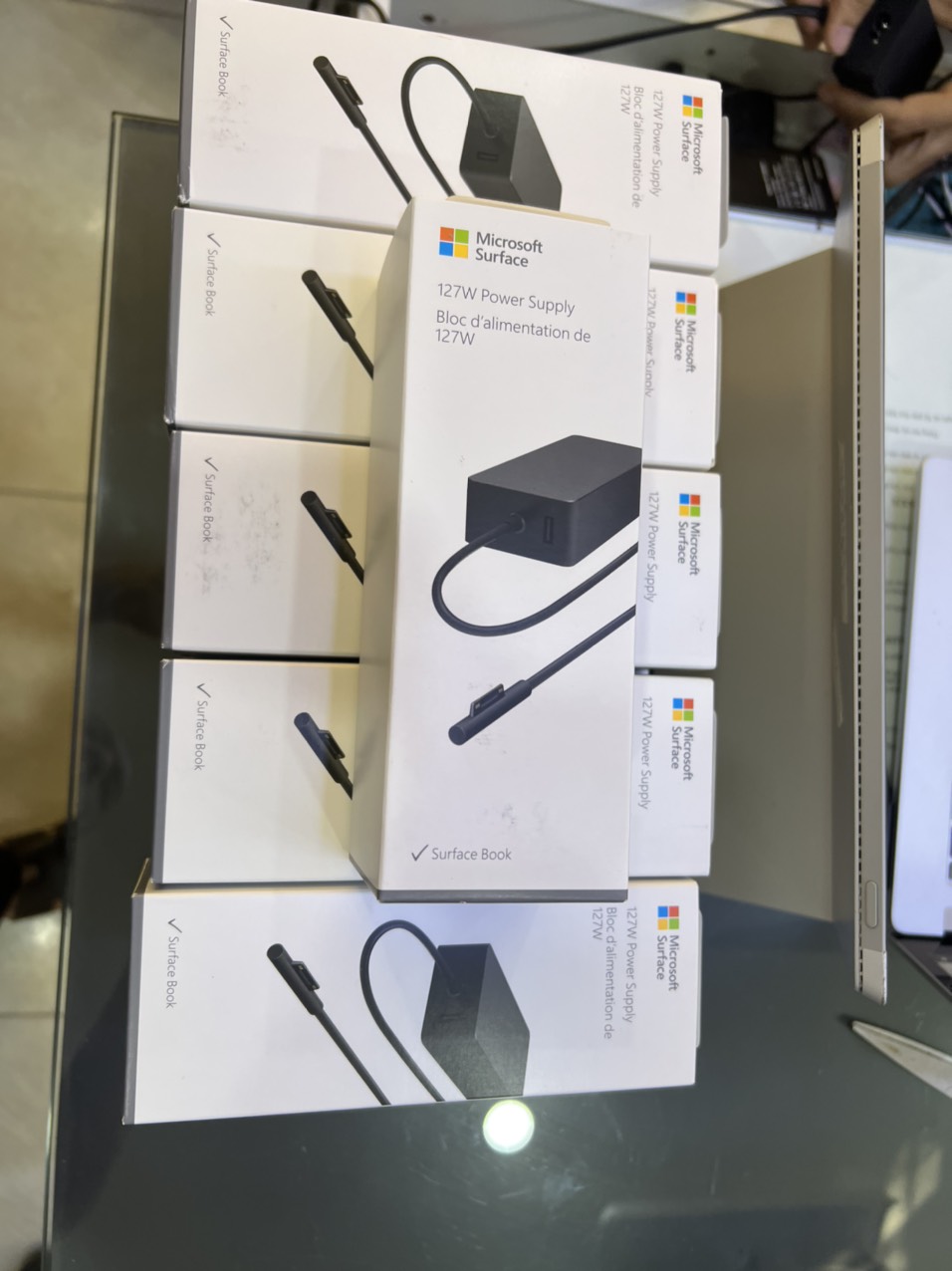 Sạc surface book 2, book 3 loại 127W mới chính hãng - Ảnh 3