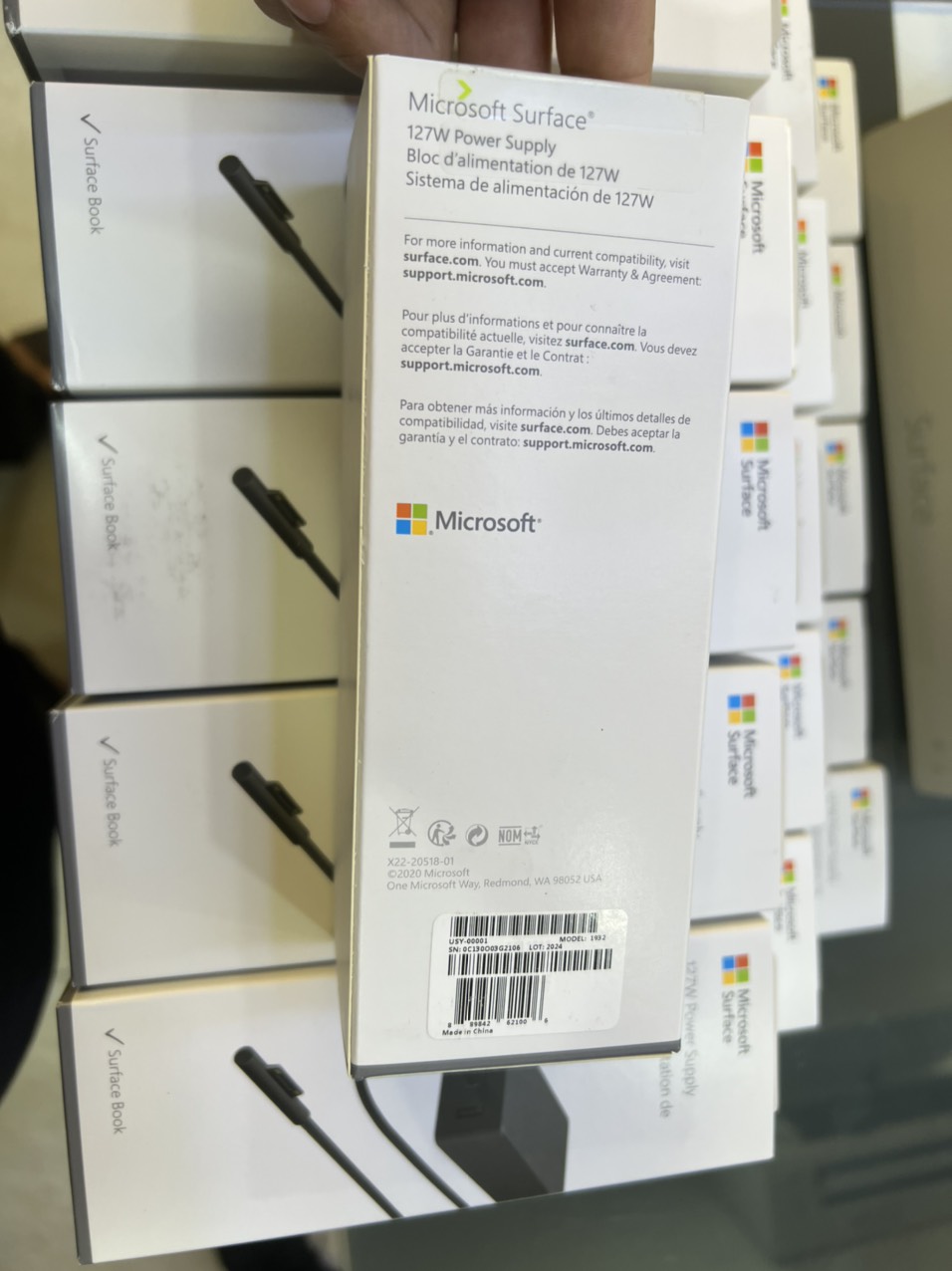 Sạc surface book 2, book 3 loại 127W mới chính hãng - Ảnh 4