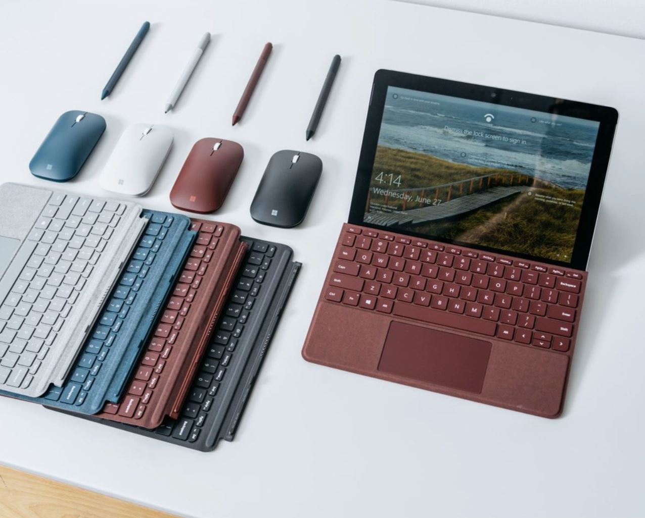 Mới fullbox - Bàn phím surface alcantara Go - Ảnh 2
