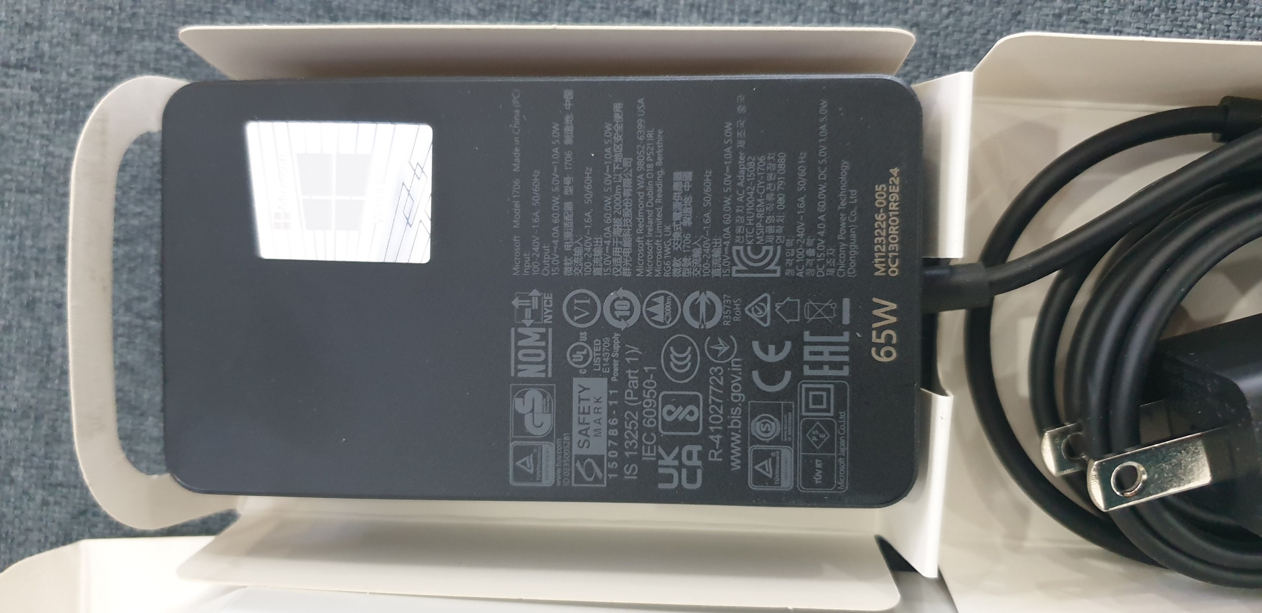 Sạc surface 65W Zin theo máy mới - sạc nhanh surface chính hãng - Ảnh 4