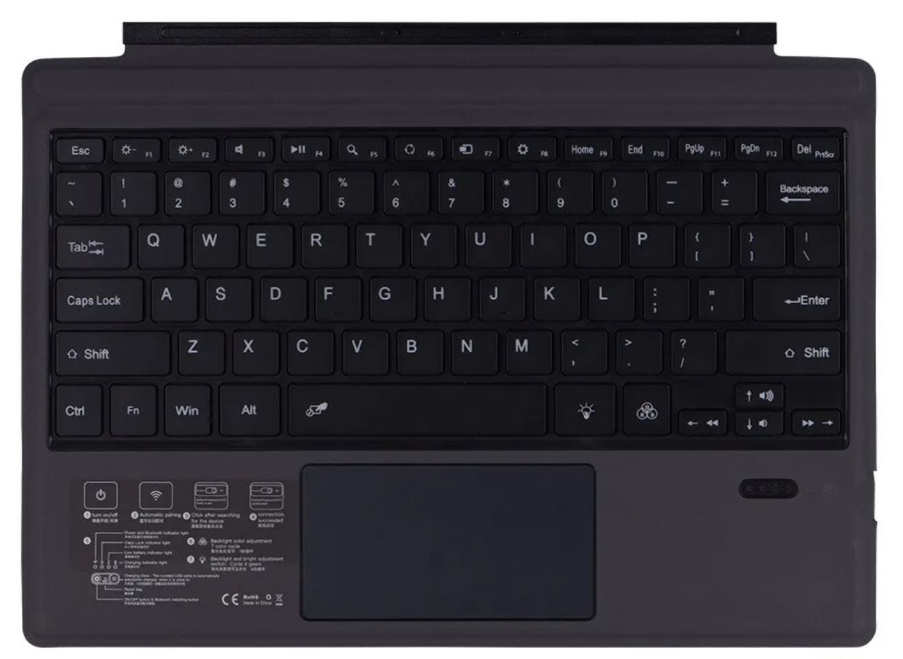 Mới - Bàn phím Bluetooth cho Surface Pro 3/4/5/6/7/8/9 - Có Led