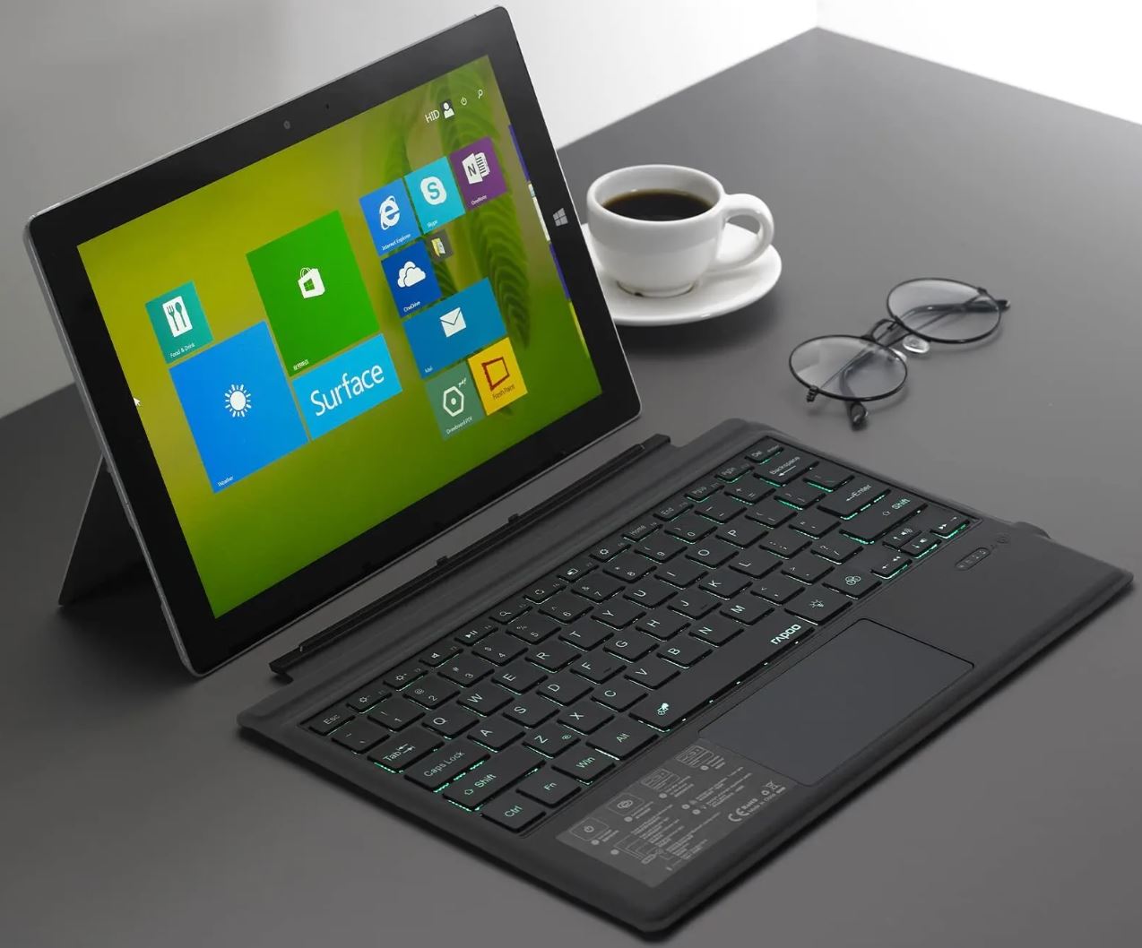 Mới - Bàn phím Bluetooth cho Surface Pro 3/4/5/6/7/8/9 - Có Led - Ảnh 3